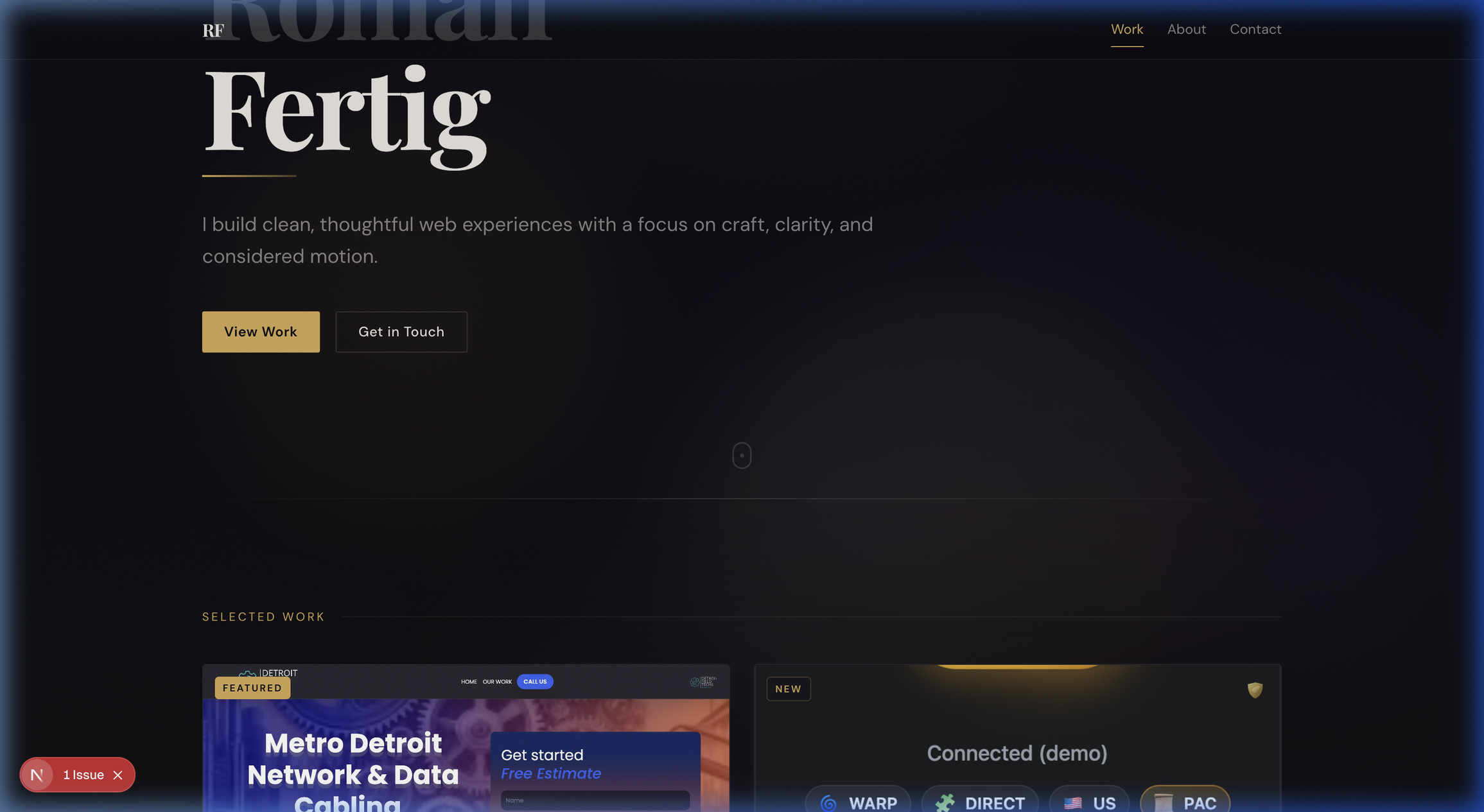 romanfertig.com — Homepage